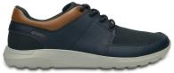 Mens Crocs Kinsale Lace-Up Navy / Light Grey