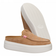 Austin Lift Suede Stud  Cognac