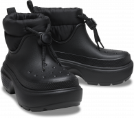 CROCS STOMP PUFF BOOT  Black