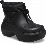 CROCS STOMP PUFF BOOT  Black