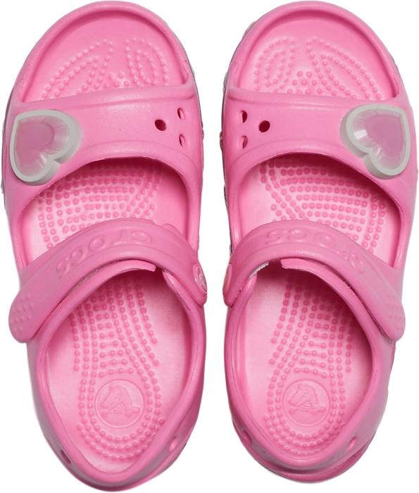 crocs rainbow flip flops