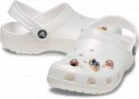 CROCS CLASSIC CRYSTALS PEARLS CLOG T White