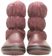 Women’s Winter Puff Boot Burgundy / Black