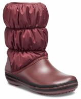 Women’s Winter Puff Boot Burgundy / Black