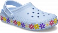 CROCS OFF COURT DAISY CLOG KIDS Blue Calcite