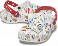 CROCS PEANUTS CLASSIC CLOG KIDS white/multi