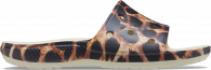 Classic Crocs Animal Remix Slide Bone/Leopard