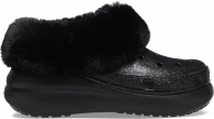 CROCS FUREVER CRUSH CRYSTAL GLITTER  Black