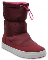 Womens LodgePoint Shiny Pull-on Boot Garnet / Candy Pink