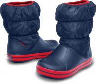 Kids’ Winter Puff Boot Navy / Red