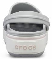 Crocband™ Platform Clog Light Grey / Rose