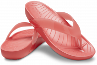 CROCS SPLASH GLOSSY FLIP Neon Watermelon