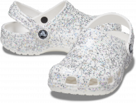 Crocs Classic Starry Glitter Clog Kids WHITE