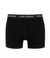 London Athletic Mens Comfort 3-Pack Boxer Shorts Black