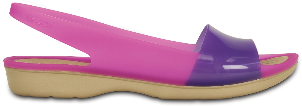 crocs colorblock flat