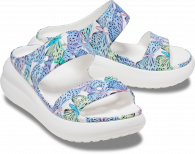 CROCS CLASSIC CRUSH BUTTERFLY SANDAL white/multi