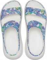 CROCS CLASSIC CRUSH BUTTERFLY SANDAL white/multi