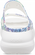 CROCS CLASSIC CRUSH BUTTERFLY SANDAL white/multi