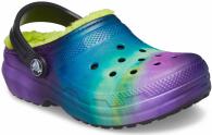 Crocs Classic Lined Oot World Clog Kids Black / Lime Punch