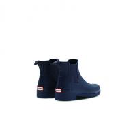 Womens Refined Slim Fit Chelsea Boots Navy