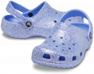 Crocs Classic Glitter Clog Kids Moon Yelly