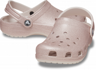 Crocs Classic Glitter Clog Kids Quartz Glitter