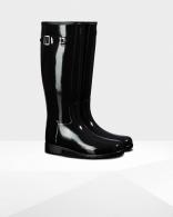 Womens Original Refined Tall Gloss Wellington Boots Black